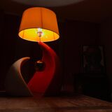 François Chatain ceramic office lamp