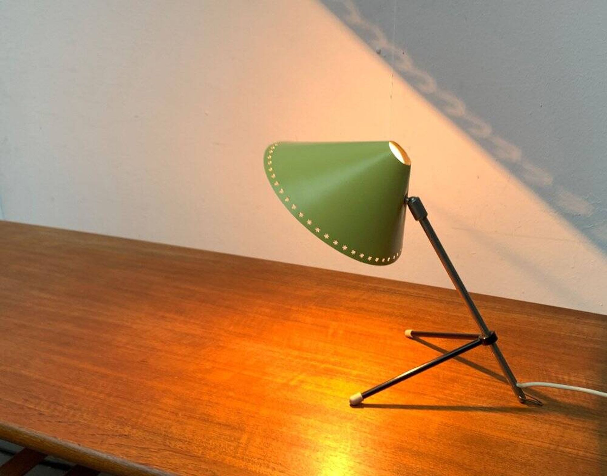 Mid-Century minimalist table or wall lamp Pinocchio by H. Busquet for Hala Zeist, 1950s