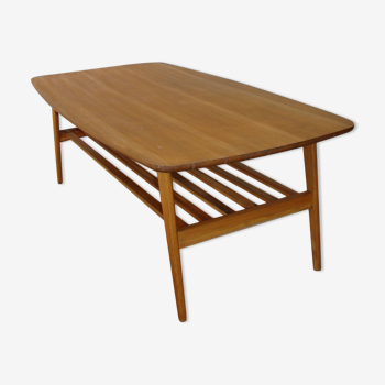 Table en teck, Suède années 1970