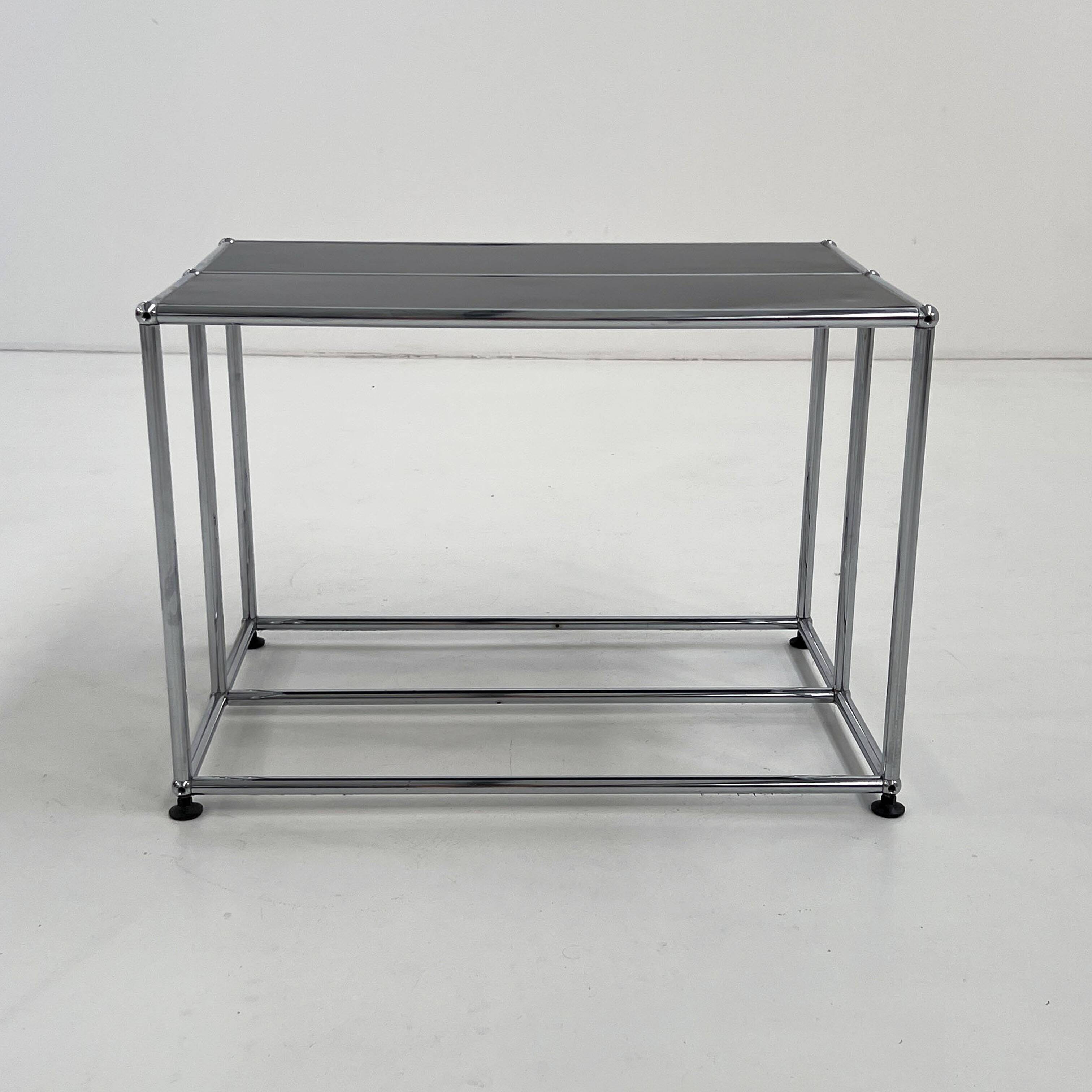 Black console by Fritz Haller & Paul Schärer for USM Haller, 1980