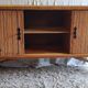 Rattan and bamboo sideboard in the style of "Le doux Minet" - 1960s/70s