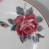 Digoin sarreguemines 2 flat plates la rose