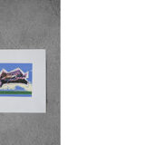Color Lithography on Fabriano Paper by Hardy Strid, 1950s