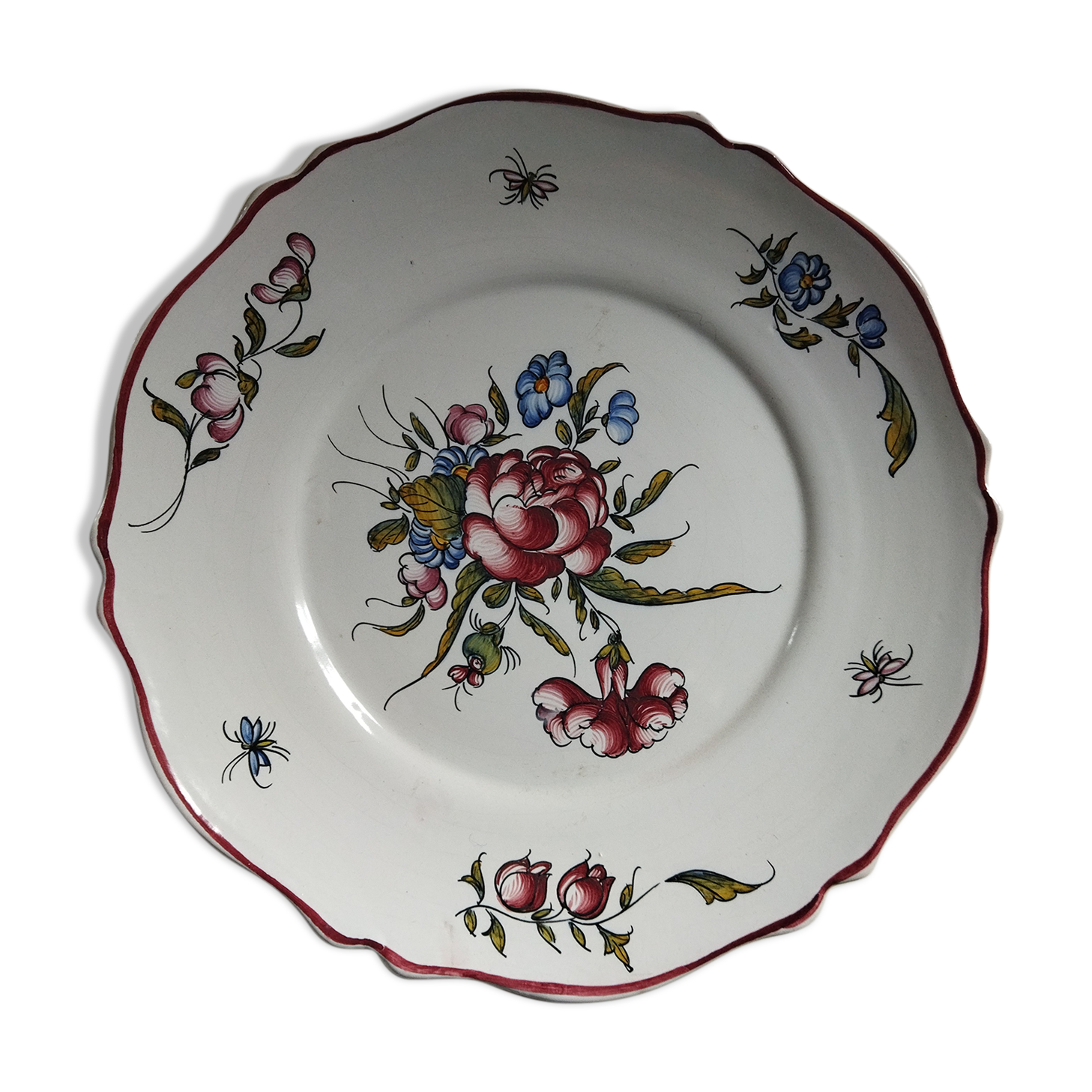 Earthenware plate