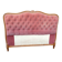 antique wooden and fabric headboard