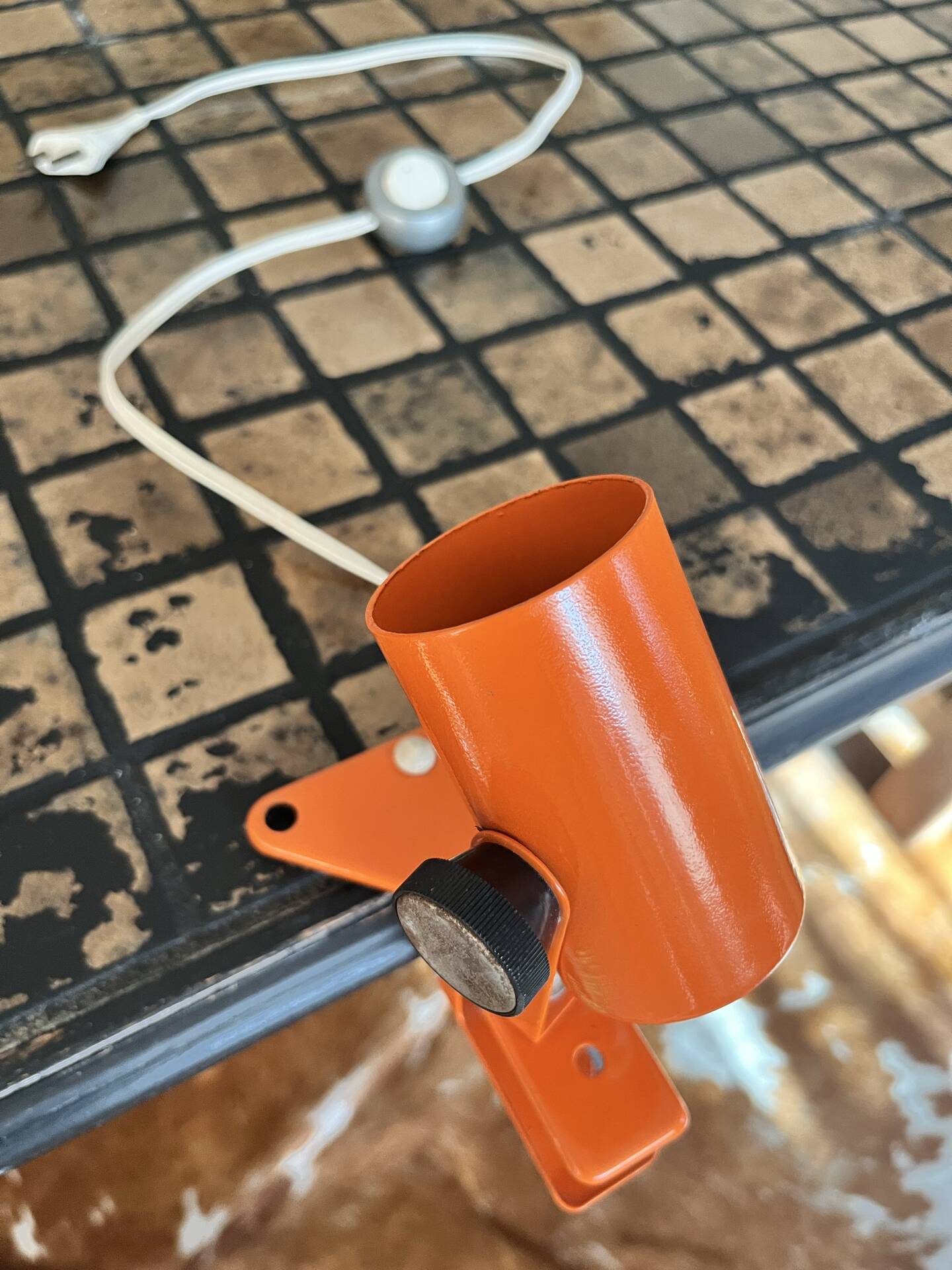 Orange spot pin