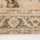 3x13 Persian Cream & Brown Oriental Vintage Runner Rug, 91x392Cm