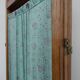 old vintage fabric screen