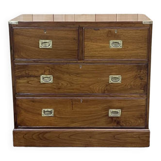 Teak marine chest of drawers from the 1970s