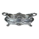 Jardinière en Bronze argenté, Victor Saglier, Art Nouveau – Fin XIXème
