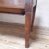 Solid walnut kneading table old XIX°