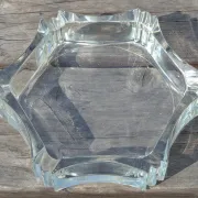 Borgonovo glass ashtray Italy 1970s vintage
