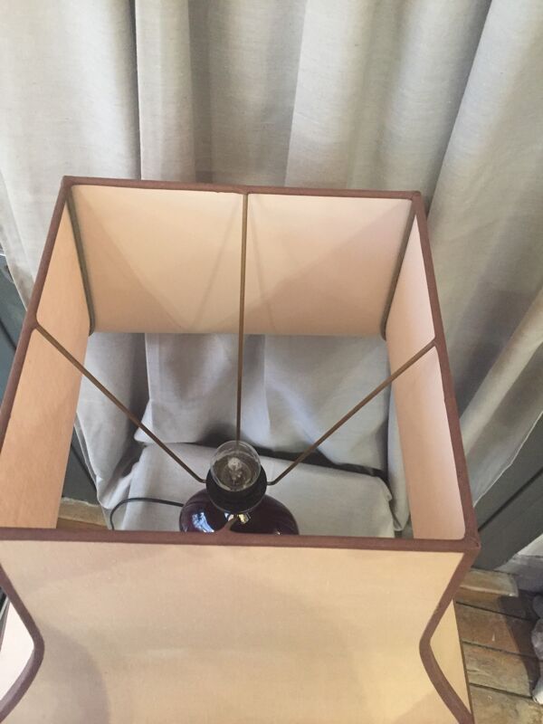 Lampe a poser laquée Philippe Barbier années 1970