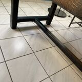 Restored solid oak farmhouse table