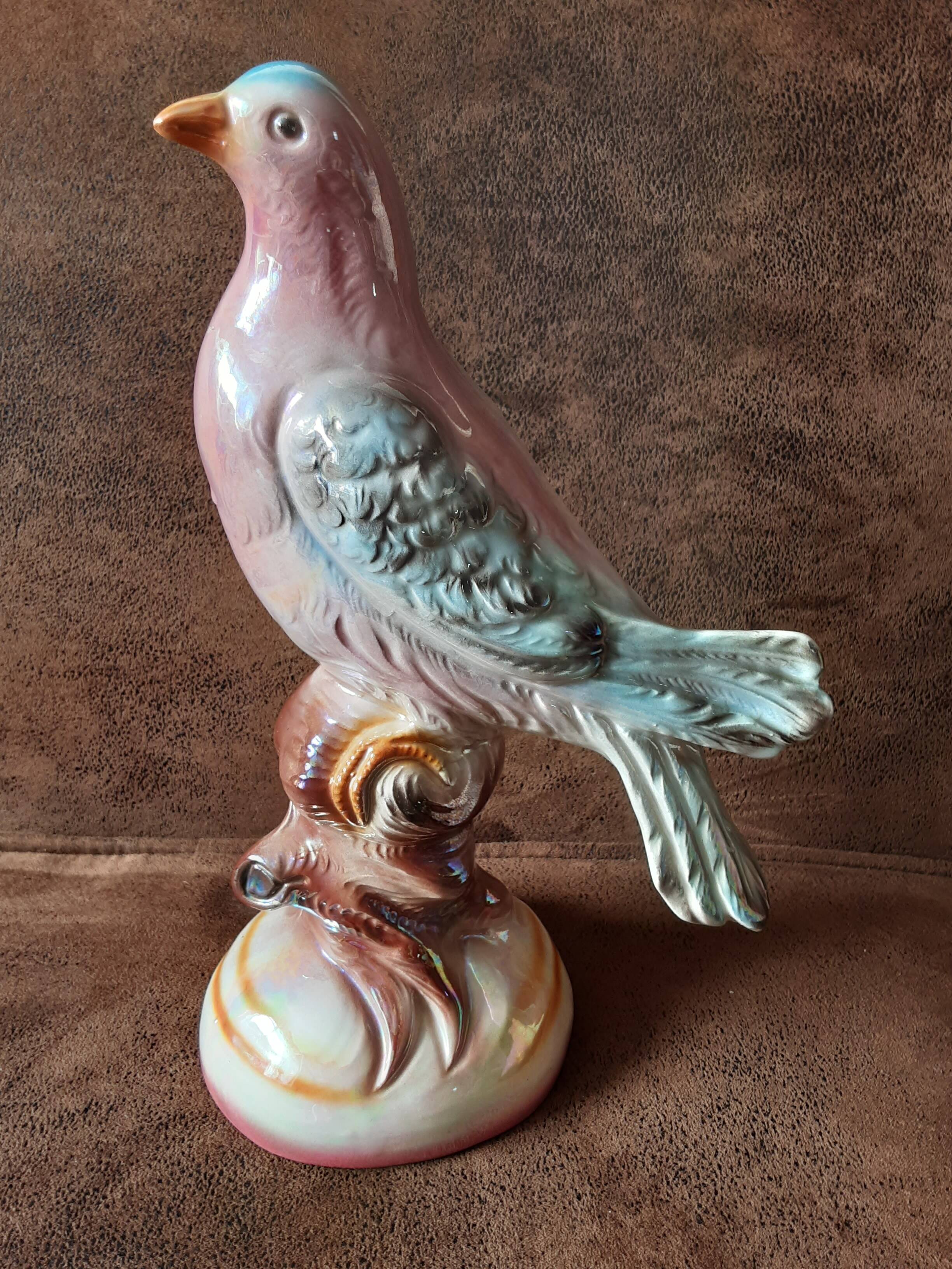 Italian ceramic dove-shaped trinket