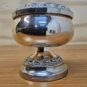 Vintage silver-plated English rose bowl (rose vase) Ianthe