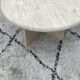 Table basse en travertin, années 70