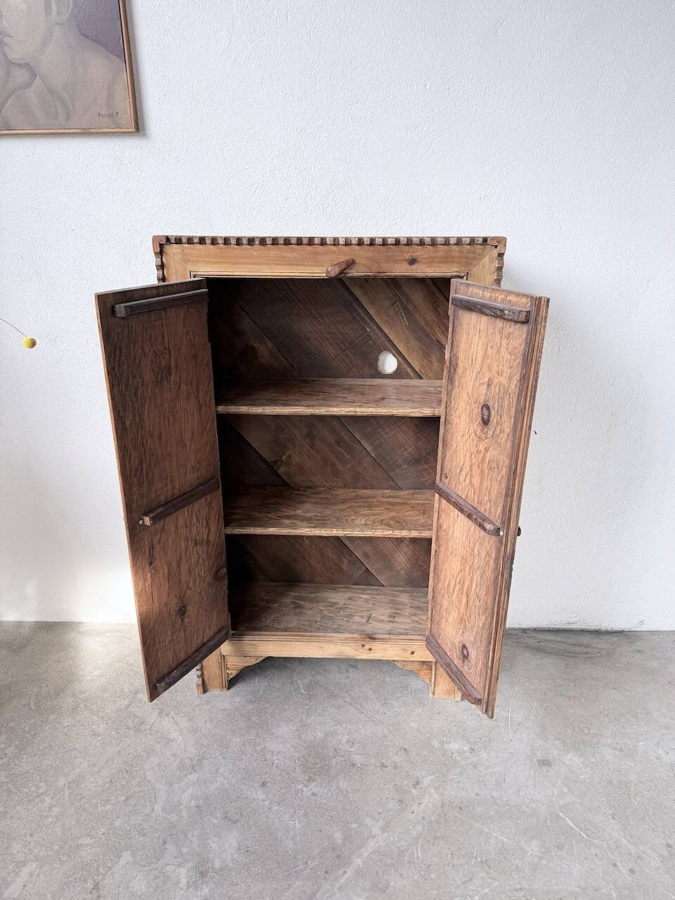 Small cabinet in folk art style