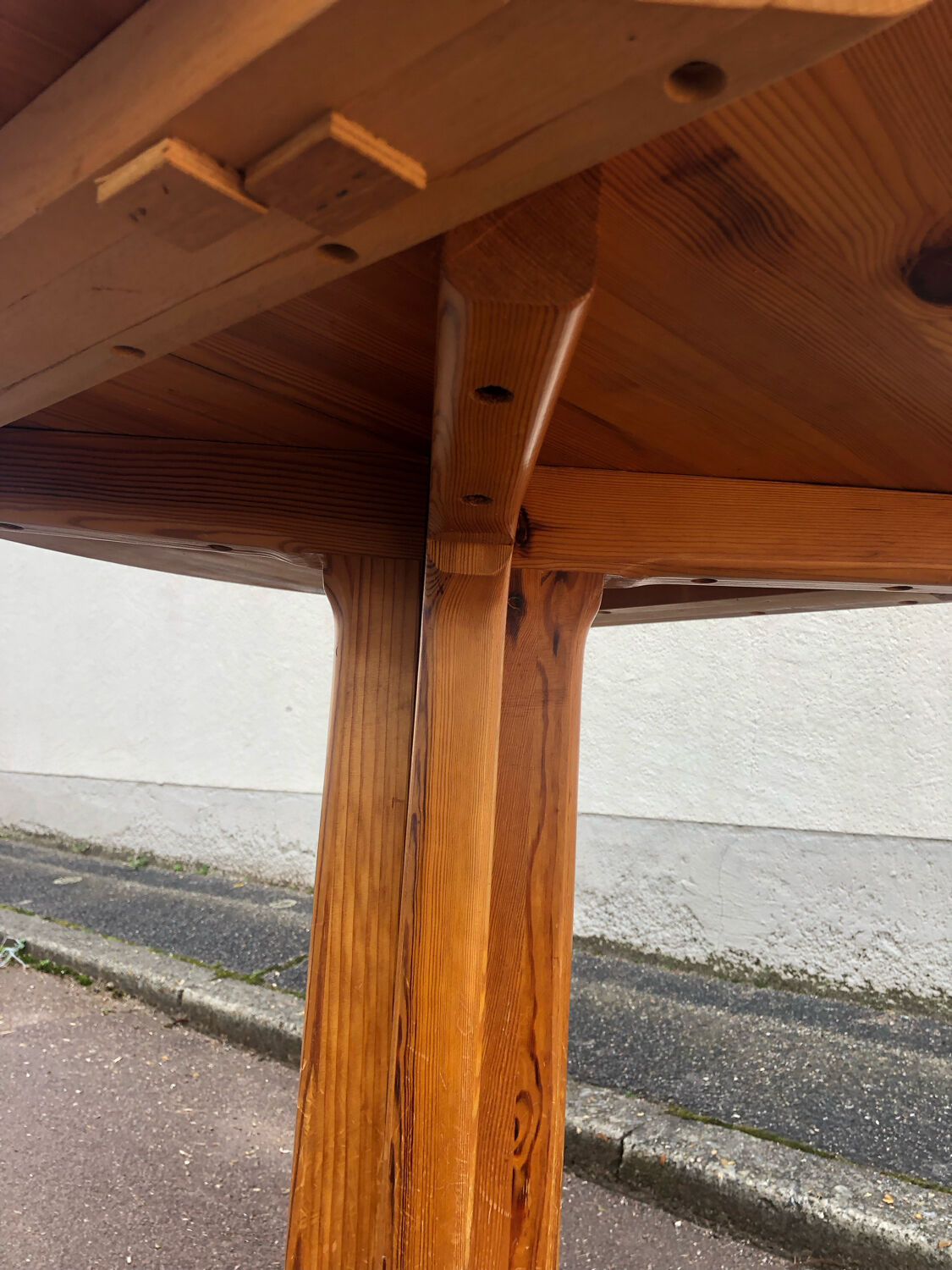 Baumann pine dining table