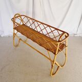 50s Wicker planter