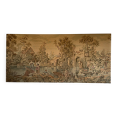 French Tapestry Panoramic Early 20th Century