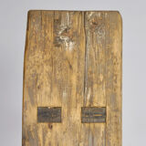 Vintage pine bench, 1930.