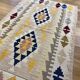 Tapis Kilim Vintage Pastel Fait Main