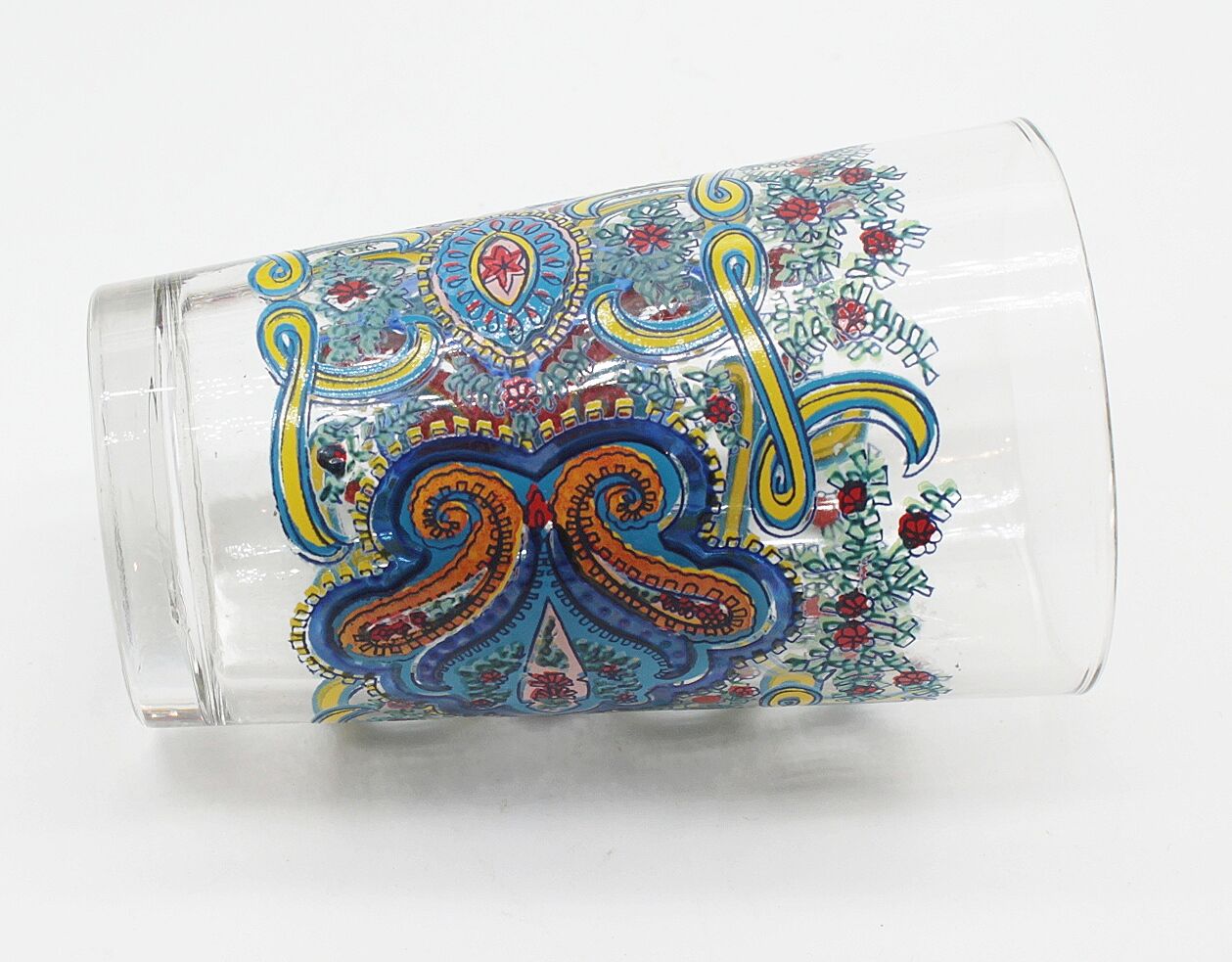 Lot of 4 Moroccan tea glasses