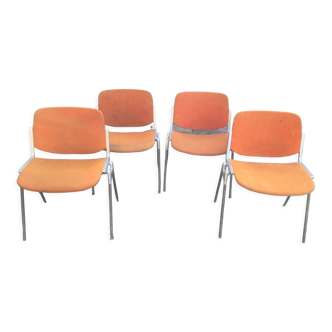 Vintage chairs Jsc Castelli Giancarlo Piretti, 1960