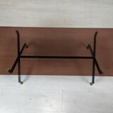 Table basse vintage verre