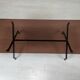 Table basse vintage verre