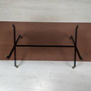 Table basse vintage verre