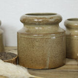 Set of 3 sandstone pots