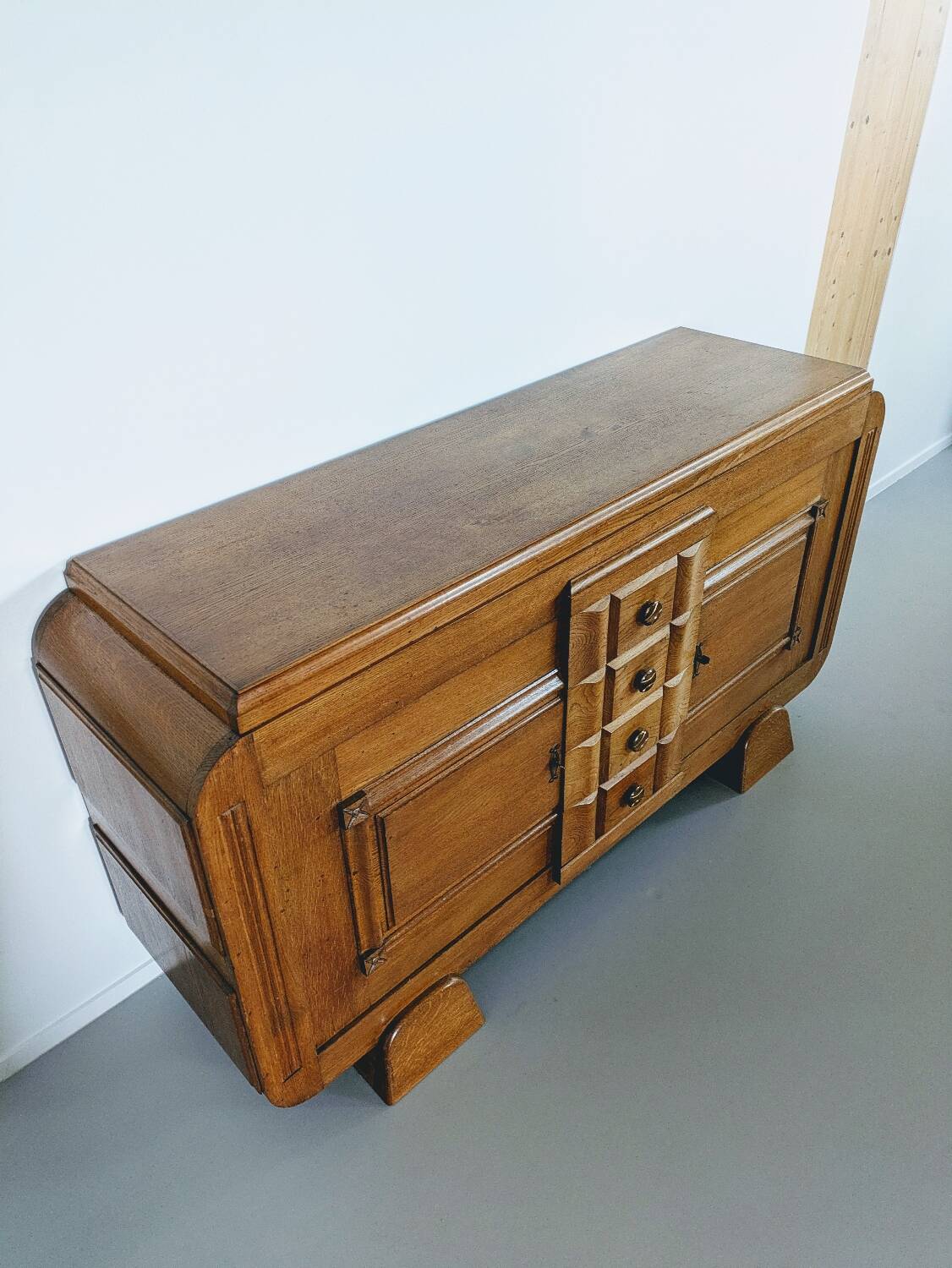 Vintage Art Deco wooden sideboard