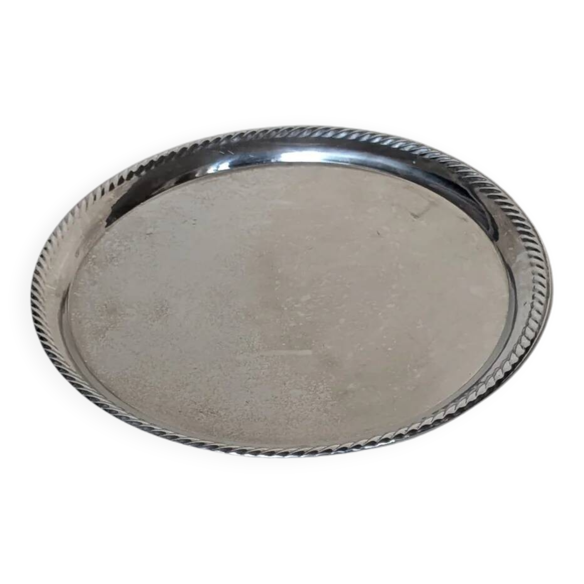 Silver serving platter