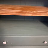 Solid wood green library