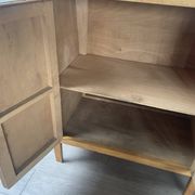 Vintage woven cane buffet