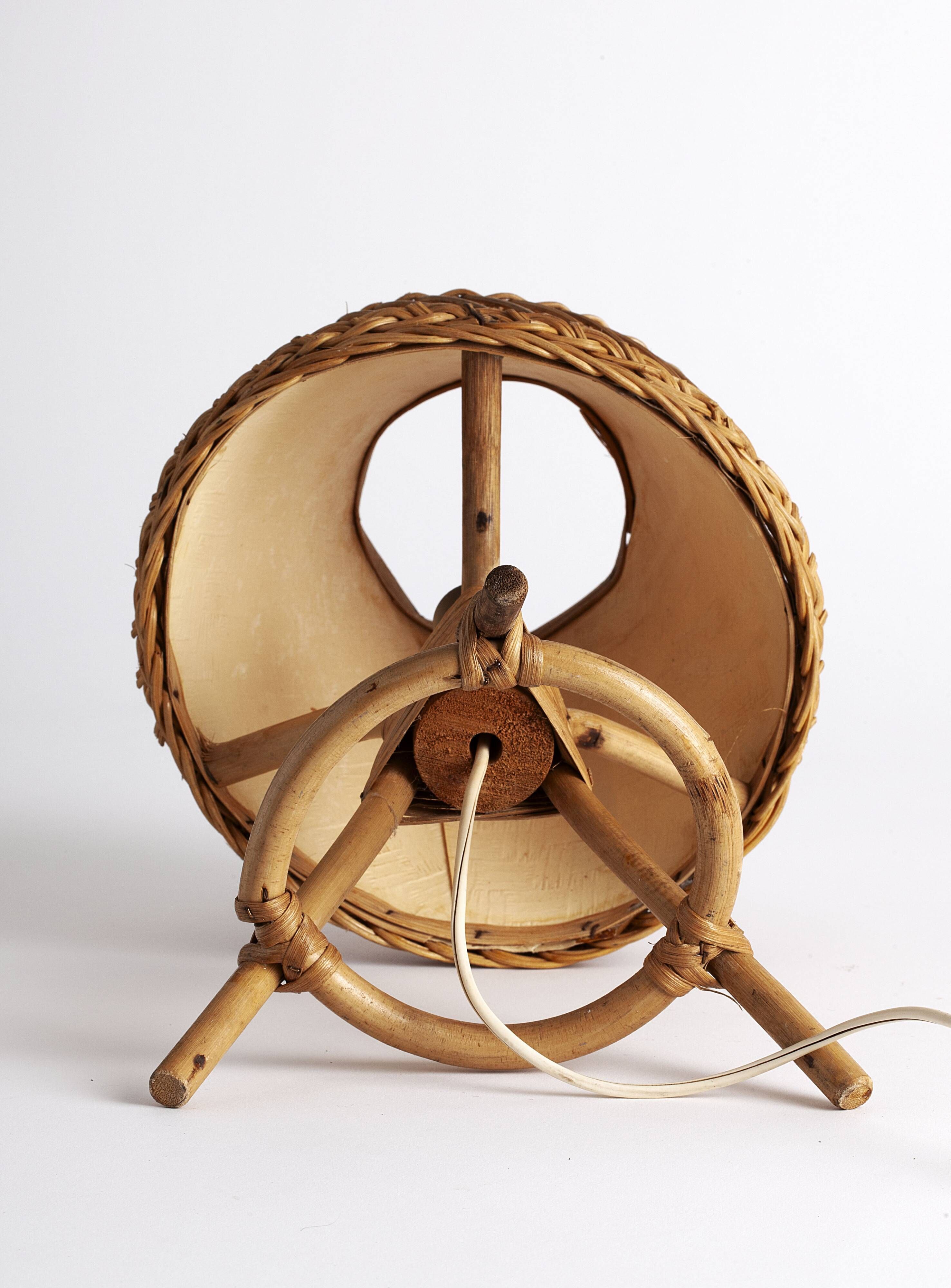 rattan lamp