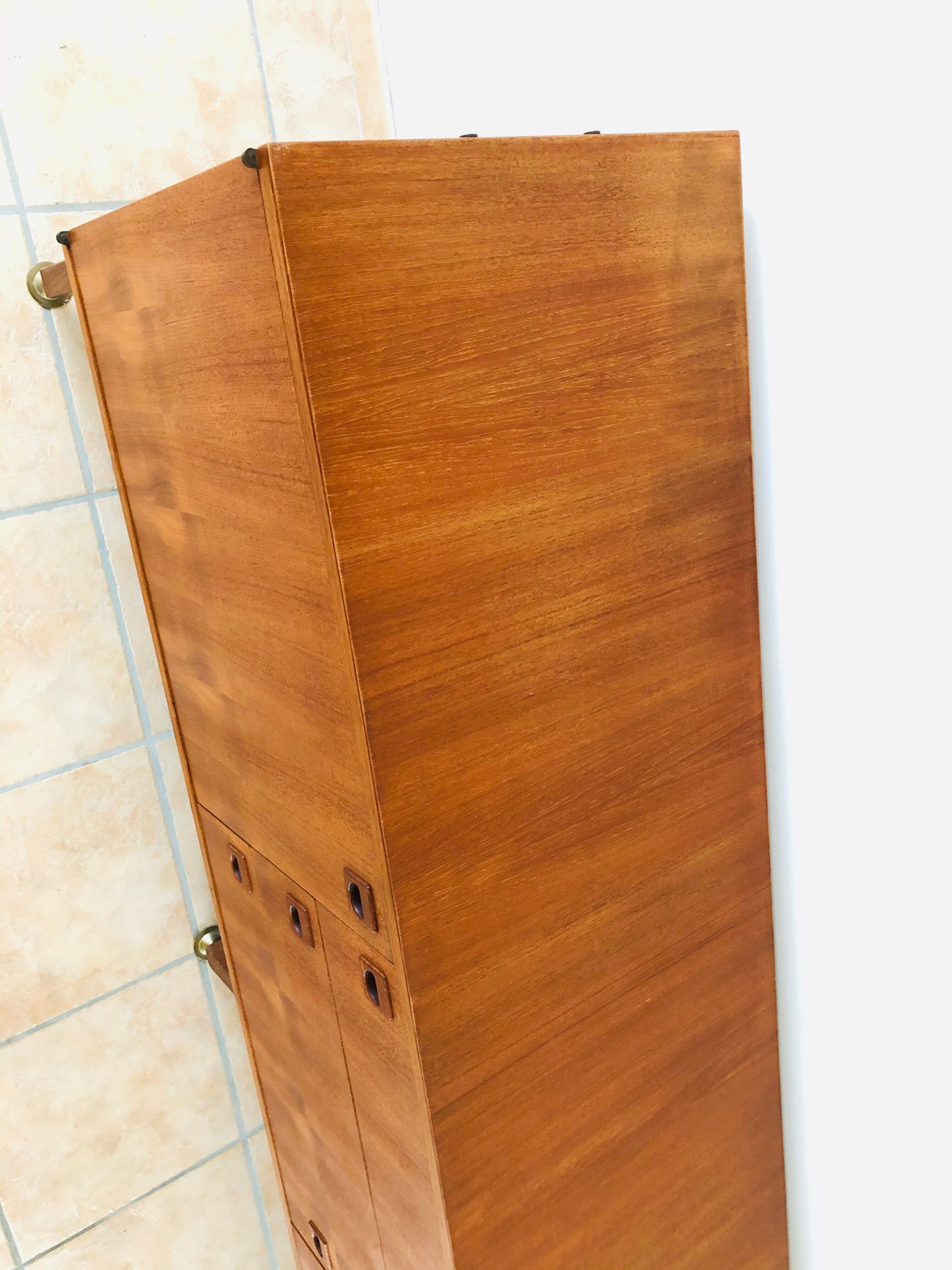 Teak enfilade by André Monpoix 1960