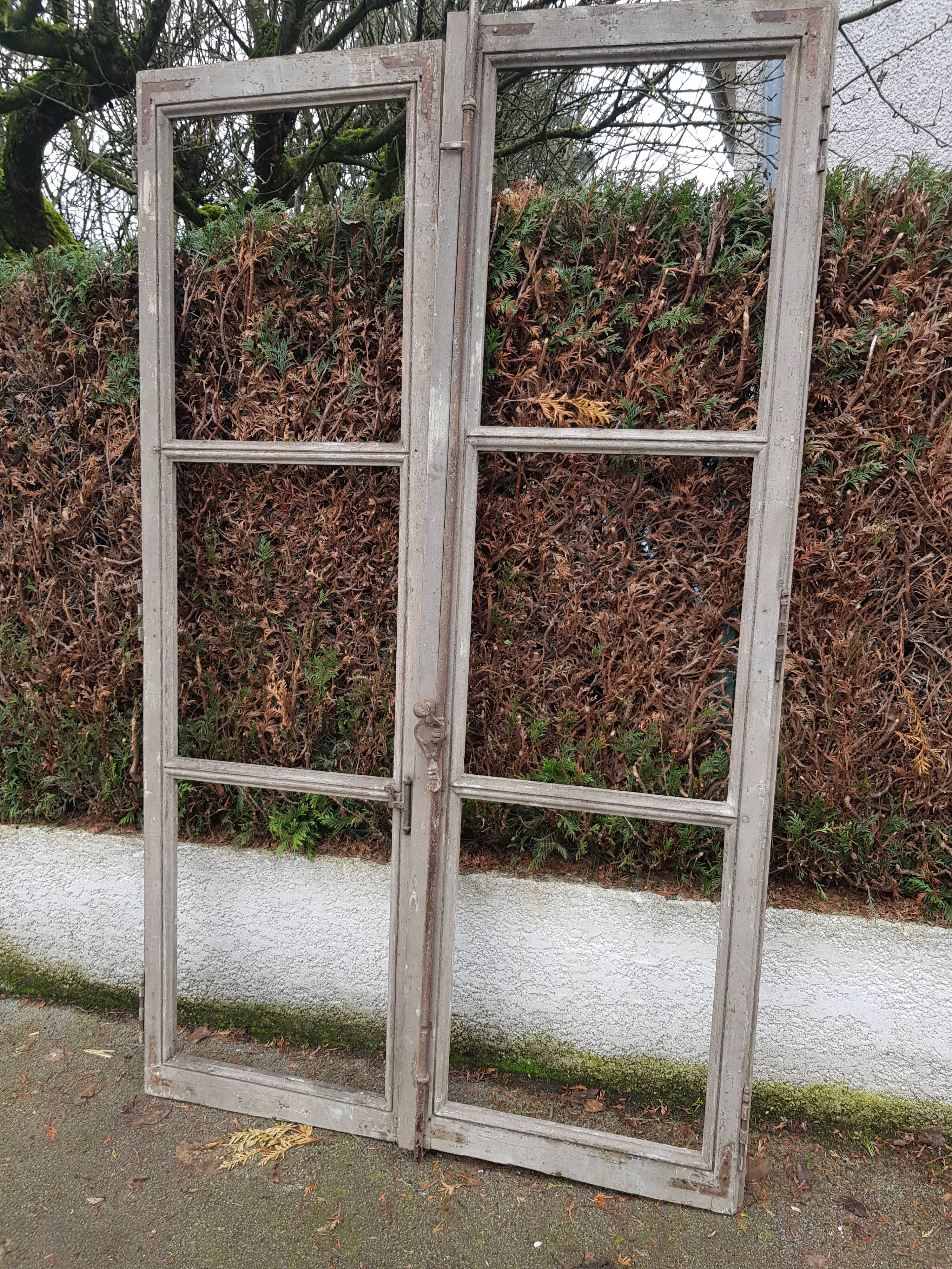 Old pair of window time XVIII th s / XIX th s