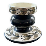 Scandinavian candle holder with plant decoration