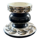 Bougeoir scandinave à décor végétal