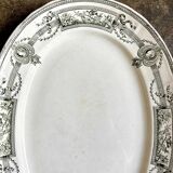 Oval ironstone dish from St Amand and Hamage, "Medallion" service