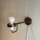Scandinavian wall light lamp by lyfa , 1960