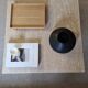 Table basse carrée Kalia travertin naturel 90x90