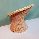 Vintage wicker chair egon