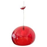 Lustre ICON by Ferruccio Laviani for Kartell Red Italy Modern