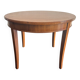 Table basse, guéridon rond en bois Hainke, Allemagne 1950