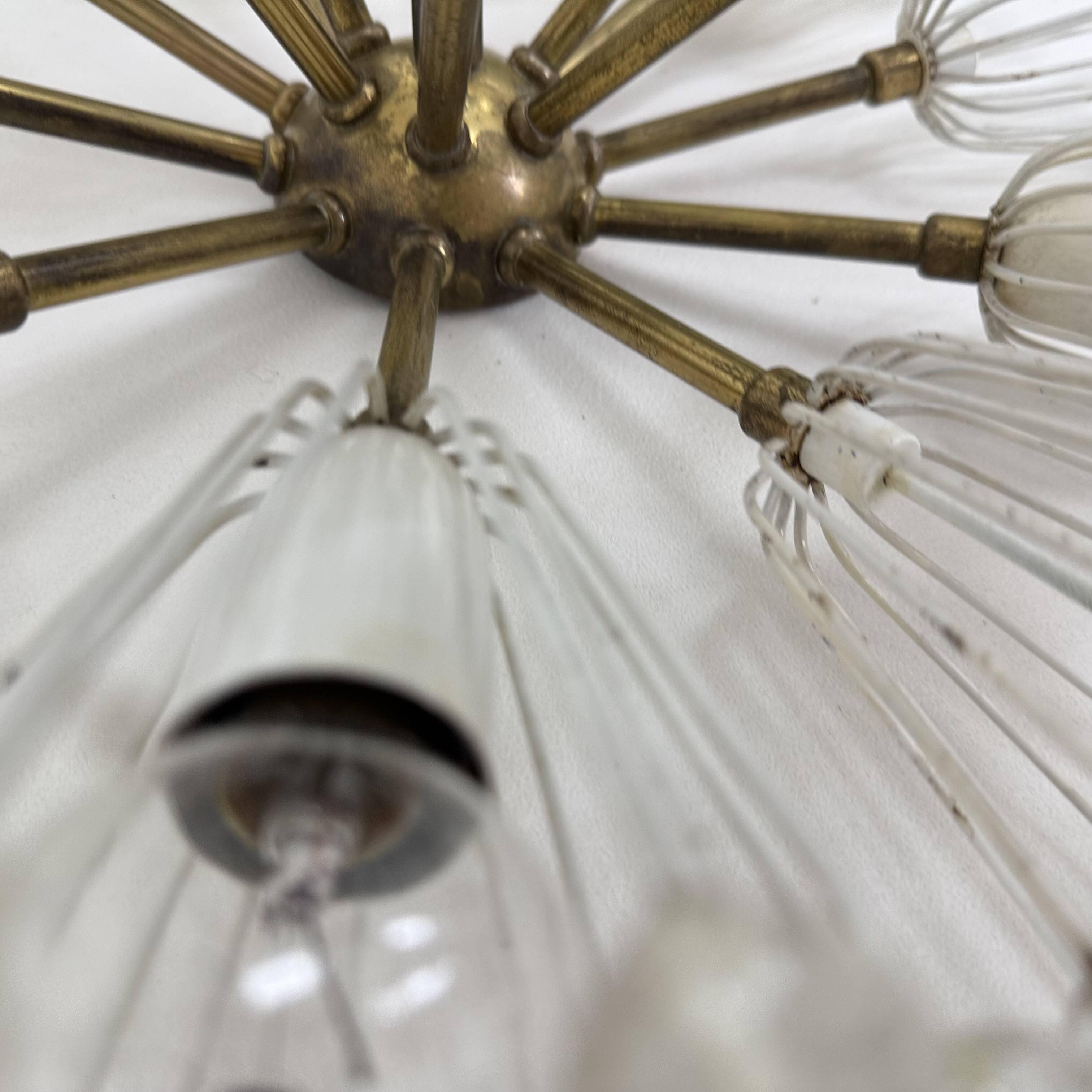 Snowball Ceiling Lamp by Emil Stejnar for Rupert Nikoll, 1950s