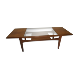 "Long John" coffee table in vintage teak